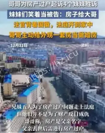 5兄妹房产过户官司